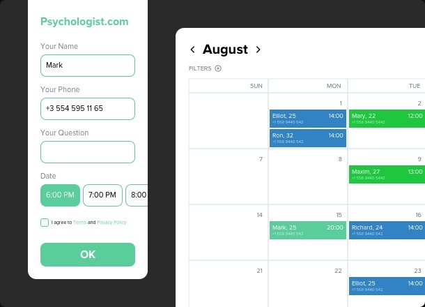 Seamless two-way Google Calendar integration