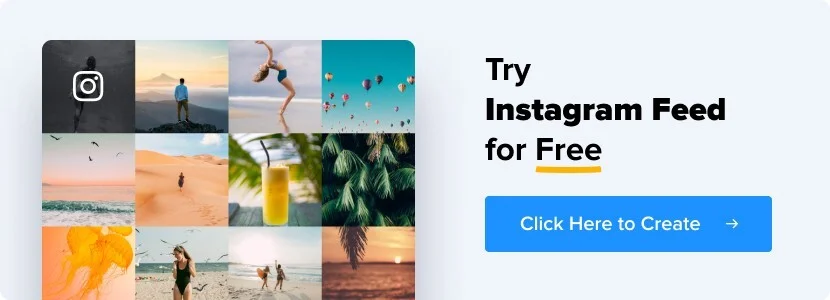 Appel à l'action du flux Instagram Elfsight