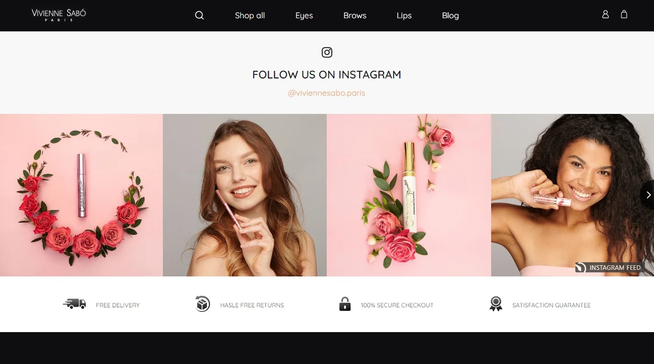 Feed do Instagram da Elfsight por Vivienne Sabo