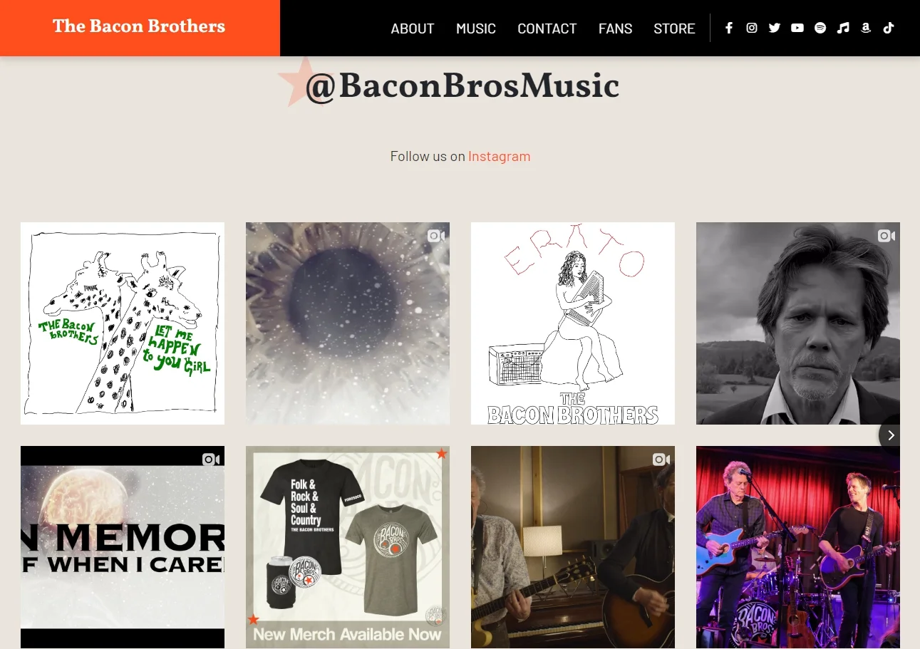 Feed do Instagram da Elfsight por The Bacon Brothers