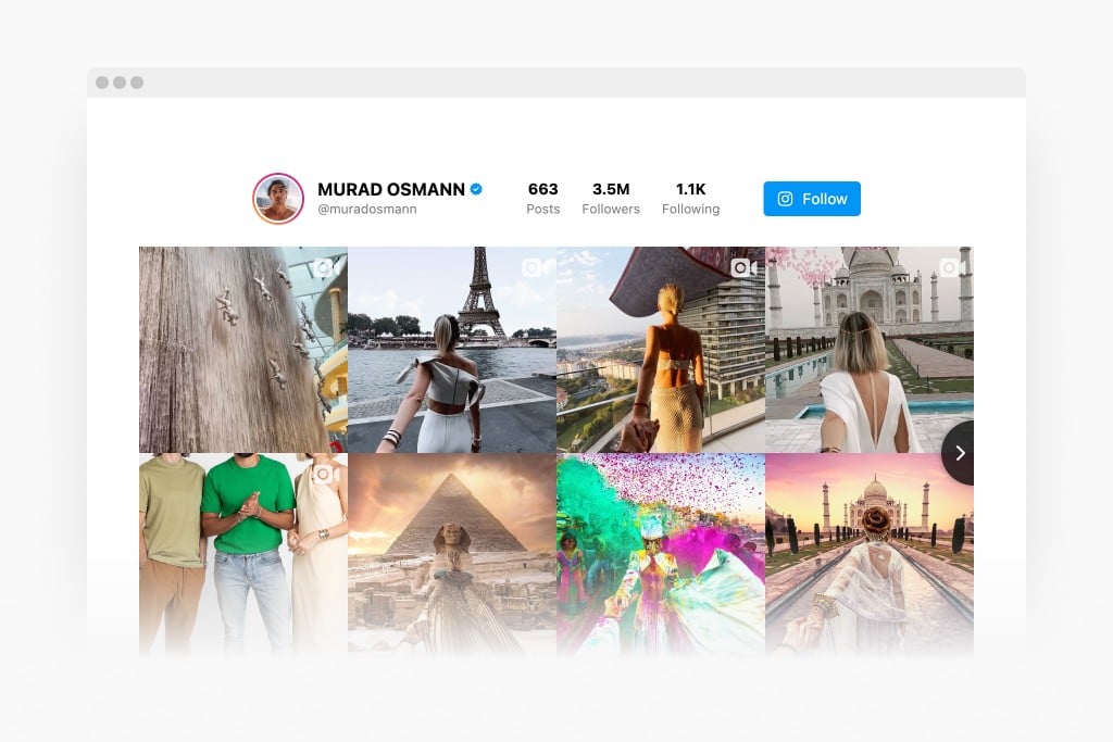 Instagram Profile widget