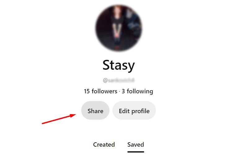 how to share pinterest profile to Instagram link in bio