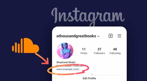 How to Add SoundCloud Link to Instagram Bio