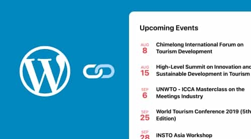 How to embed Event Calendar to WordPress