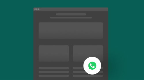 How to embed floating WhatsApp button to website
