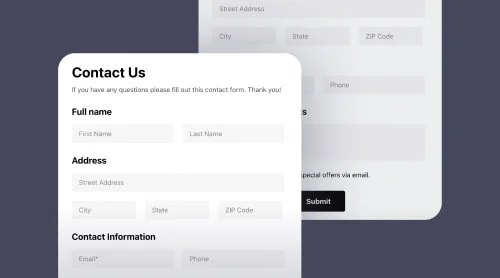 Online Contact Form Generator for Website