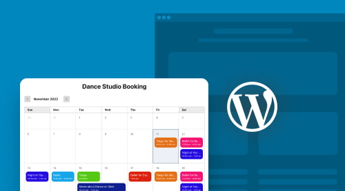 how to add event calendar to wordpress page