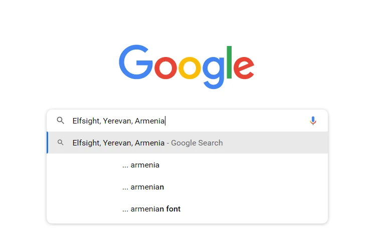 Find Elfsight via the Google search