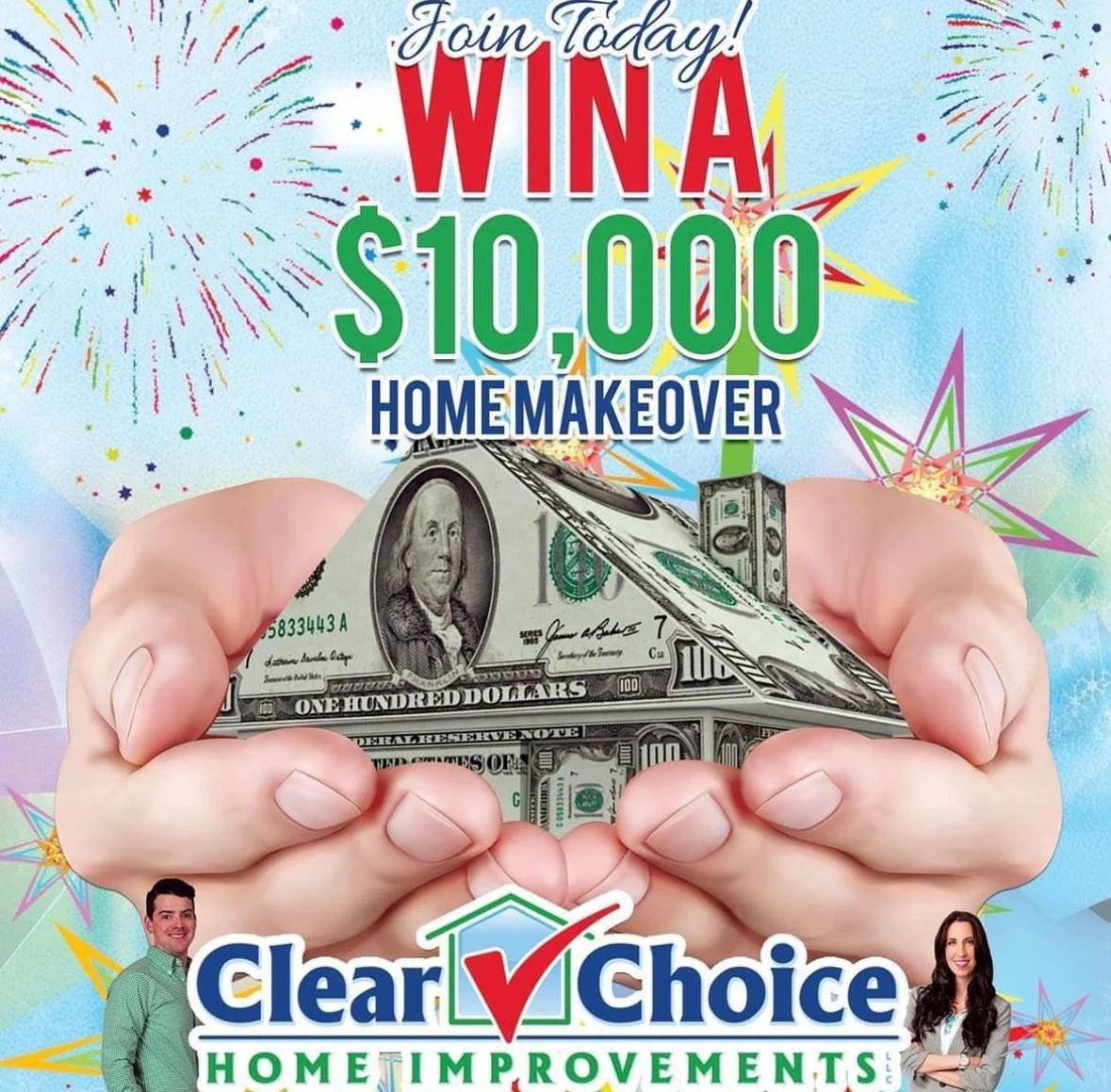 Instagram giveaway example home makeover