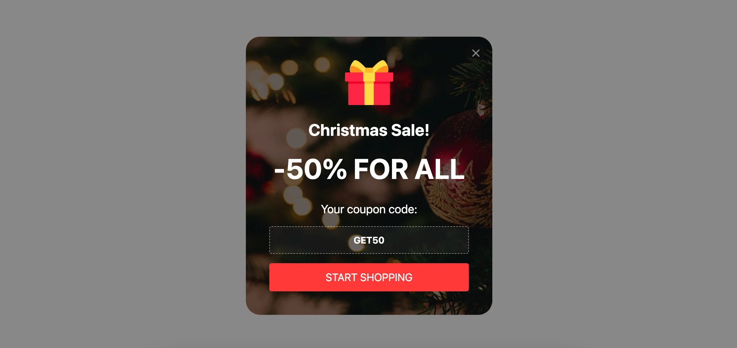 Coupon X Discount Code Pop Ups, Wix App Market