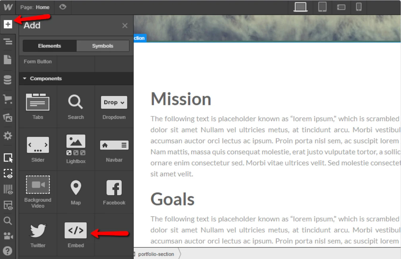 Popup webflow step two