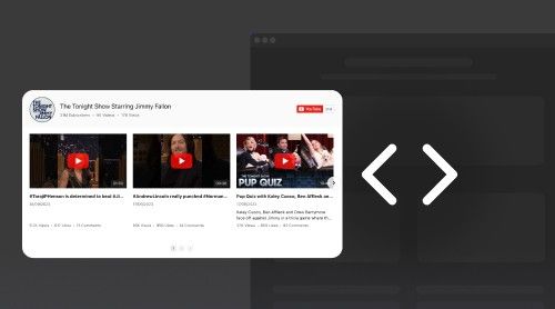 Embed YouTube Video, Gallery or Channel into Any Website for Free