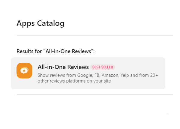 All-in-One Reviews website widget for BBB reviews