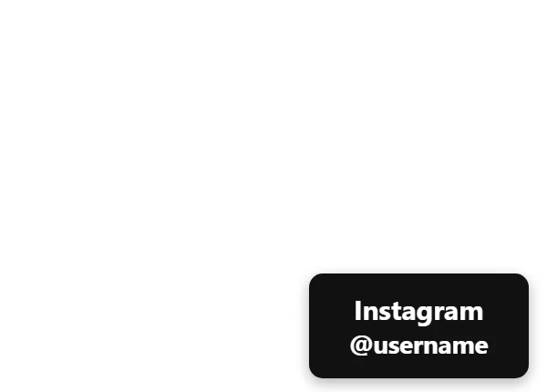 Follow on Instagram Button widget template