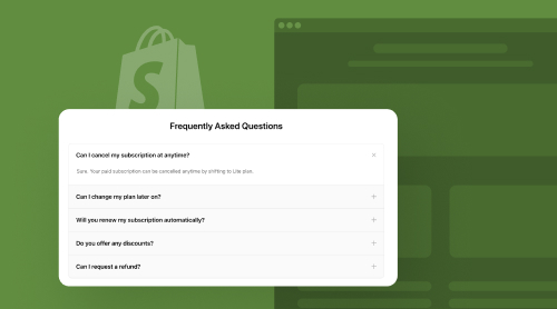 How to Add FAQ Lists to Shopify for Free?