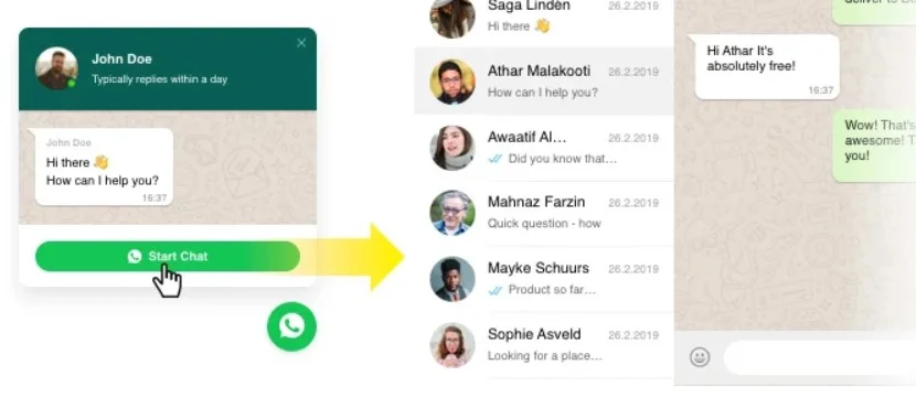 WhatsApp Chat for Wix esikatselu 1