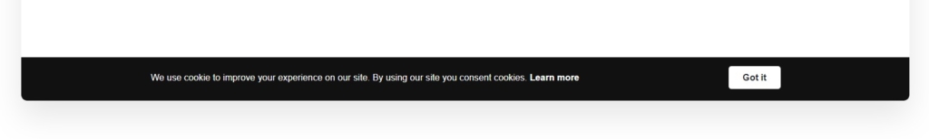 Cookie Consent for Squarespace example 5