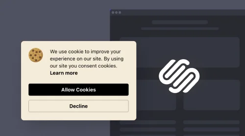How to Embed Cookie Consent into Squarespace  for Free