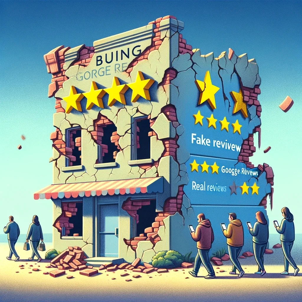 Falling Behind the Competition while Using Fake Google Reviews