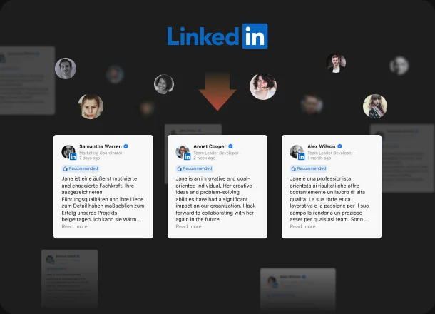 Showcase your professional reputation with LinkedIn
