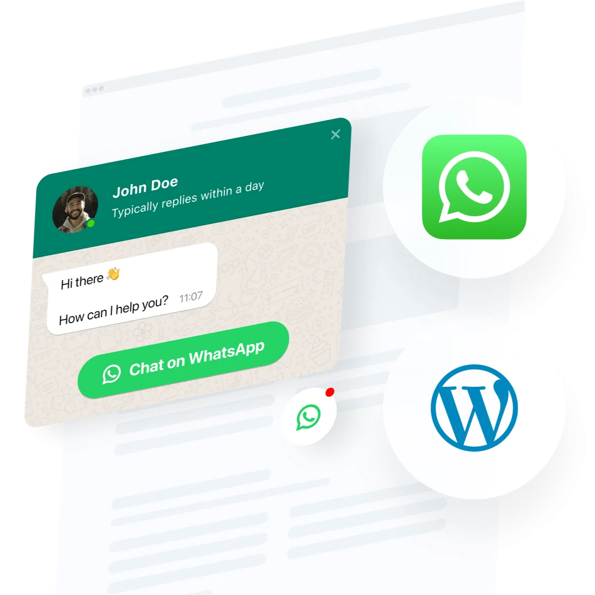 How to add WhatsApp button on WordPress website