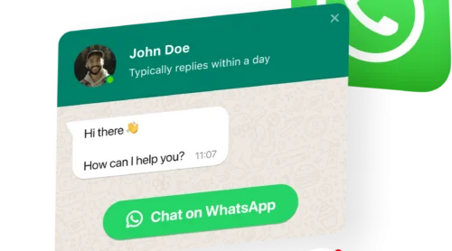 How to embed floating WhatsApp button to website