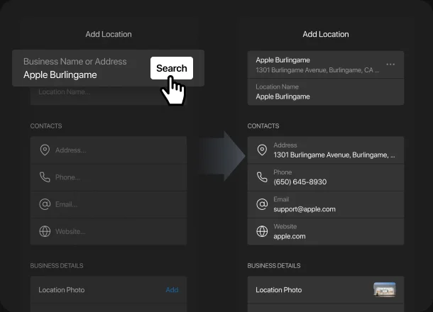 Adding and configuring locations is now simpler than ever before