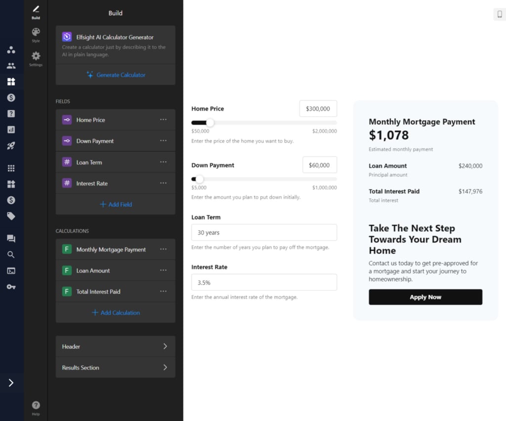 Mortgage Calculator