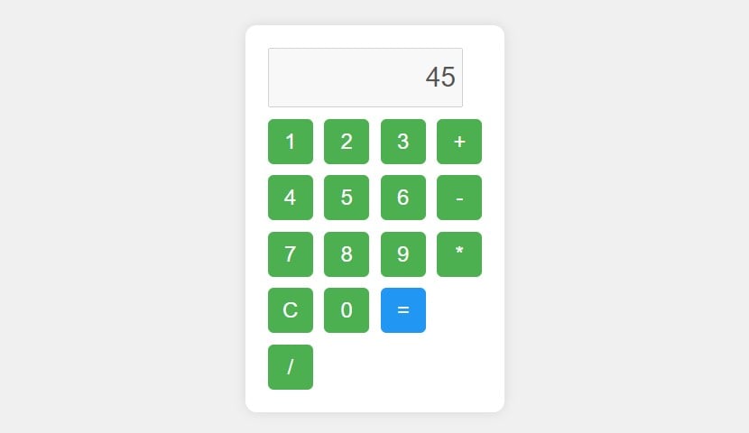 Simple HTML Calculator