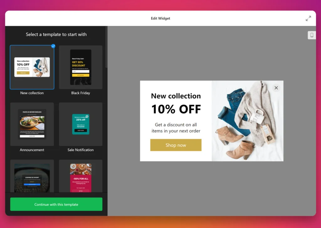 Discount Popup plugin for WordPress