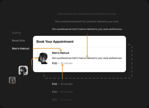 Effortless booking for your clients