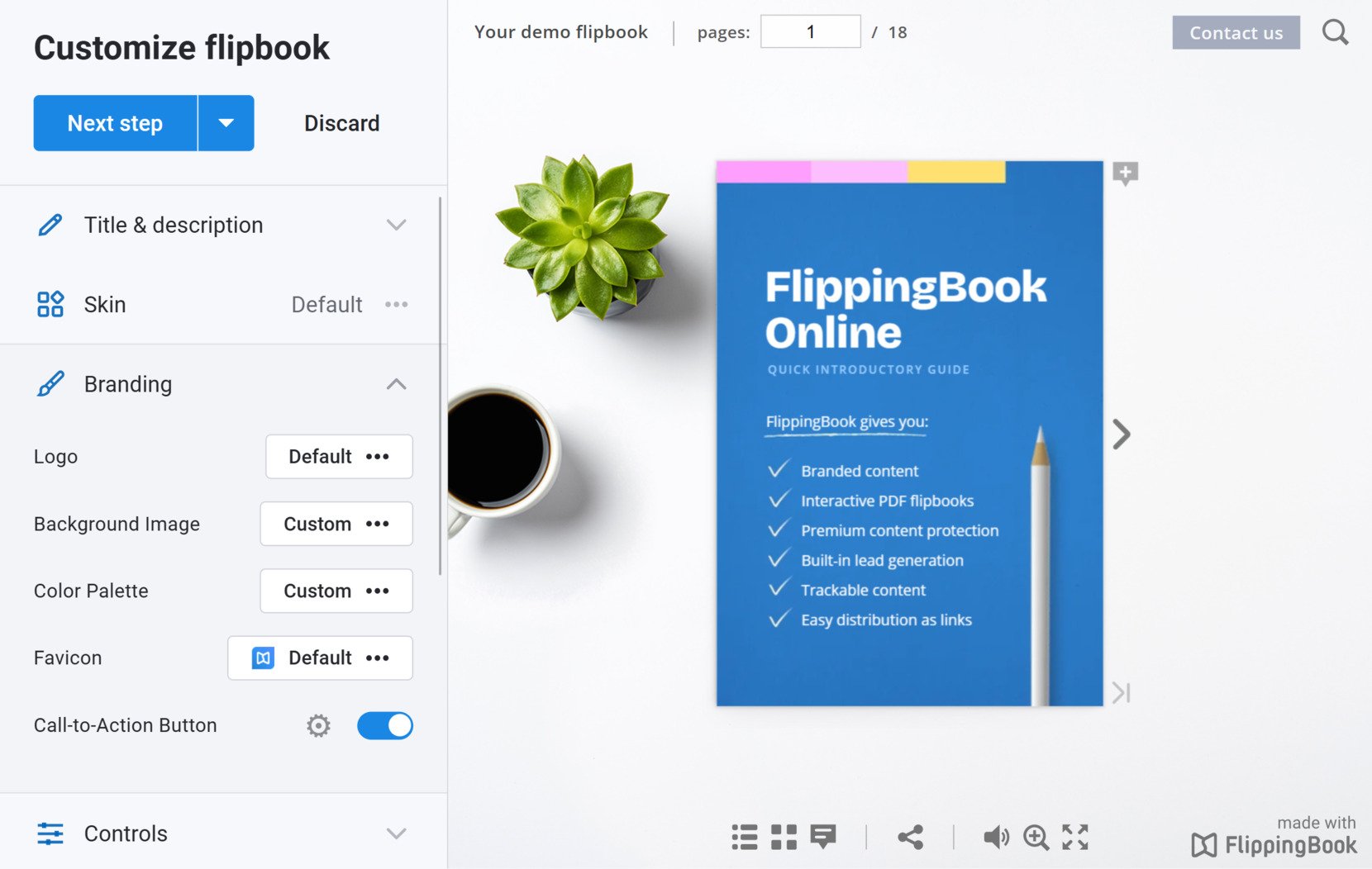 Digital flip book creator - FlippingBook