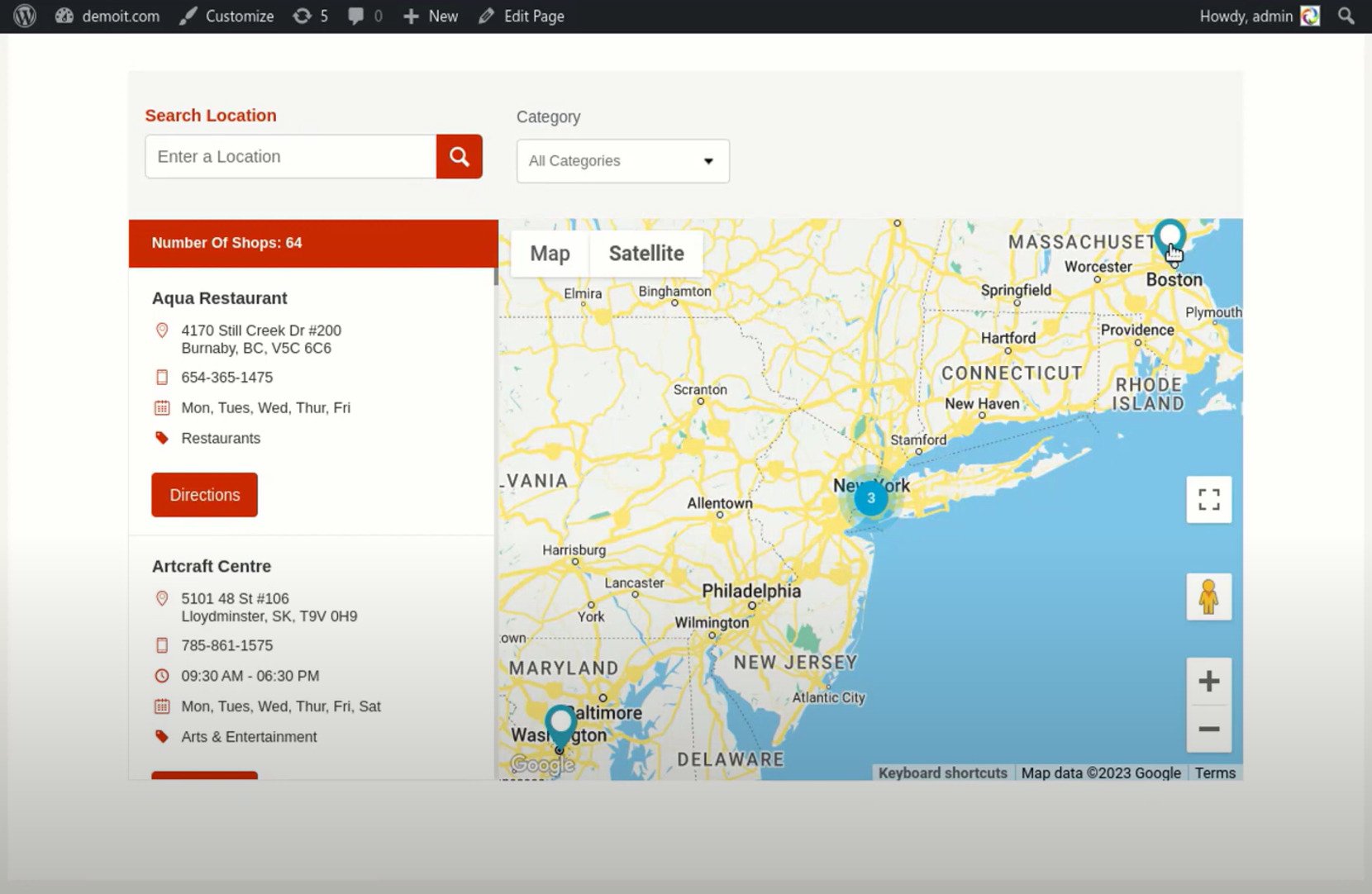 Agile Store Locator - WordPress plugin