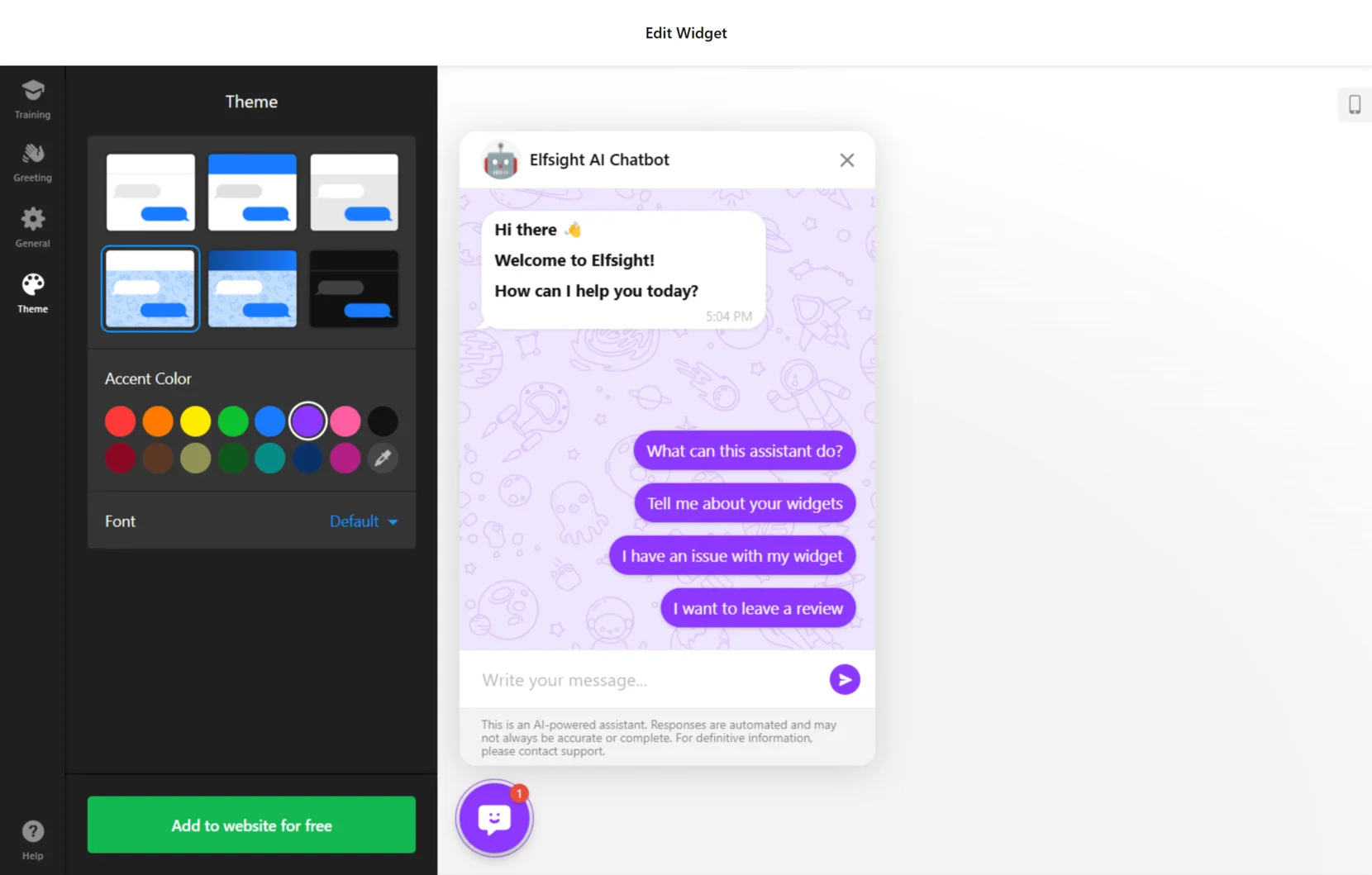Best chatbot for WordPress - Elfsight AI Chatbot
