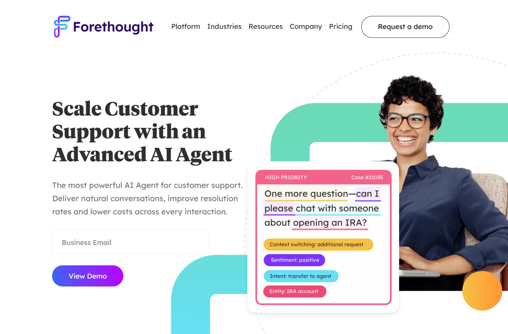 AI tools for customer support - Forethought