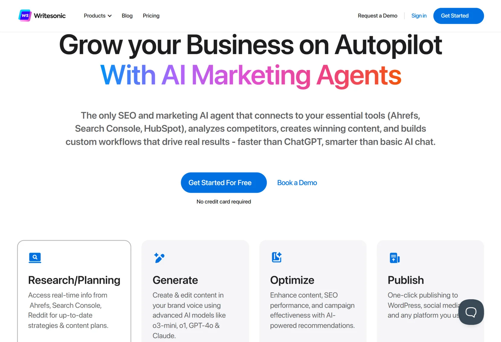 Best AI tools for marketing - Writesonic