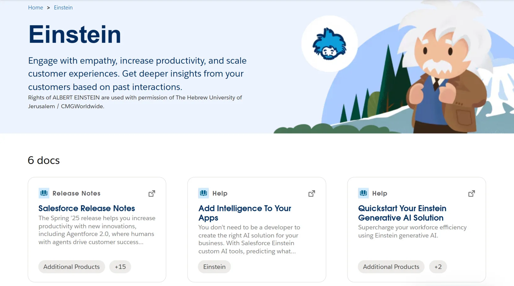 AI tools for businesses - Salesforce Einstein