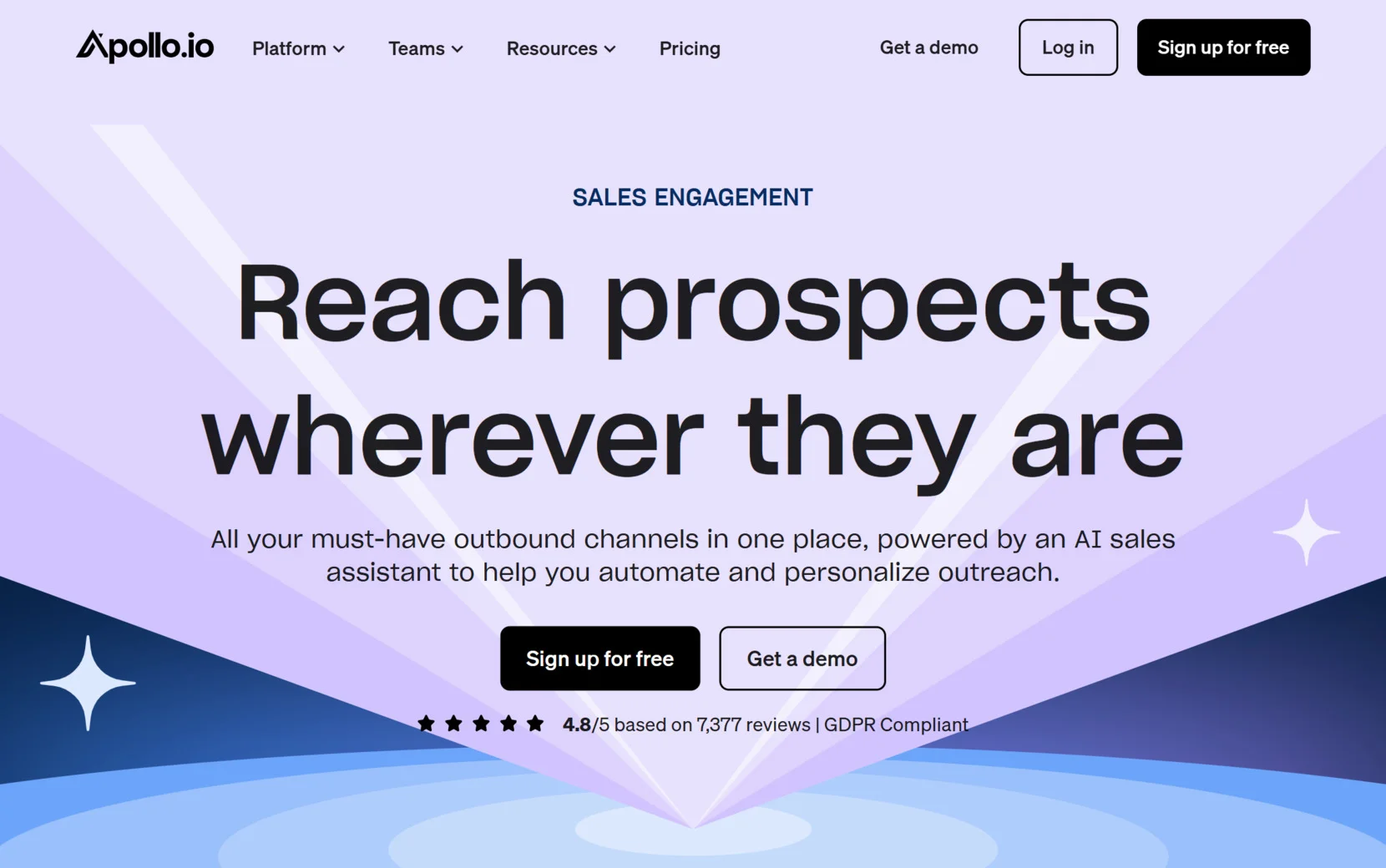 AI sales prospecting tools - Apollo