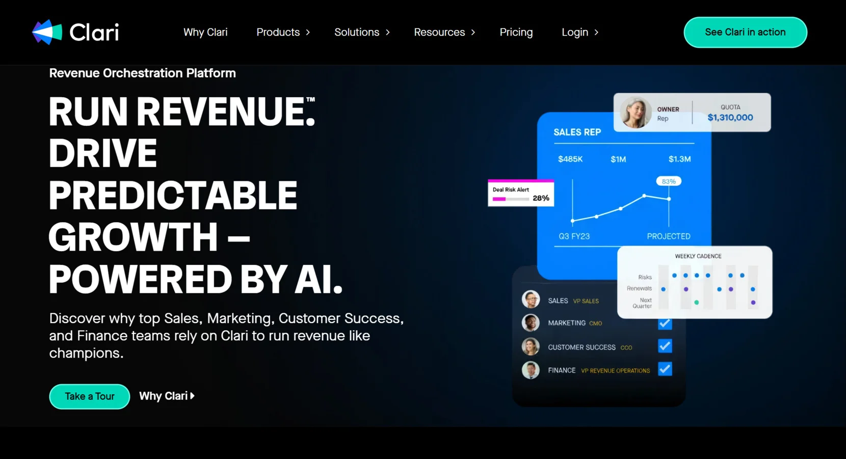 AI tools for sales - Clari