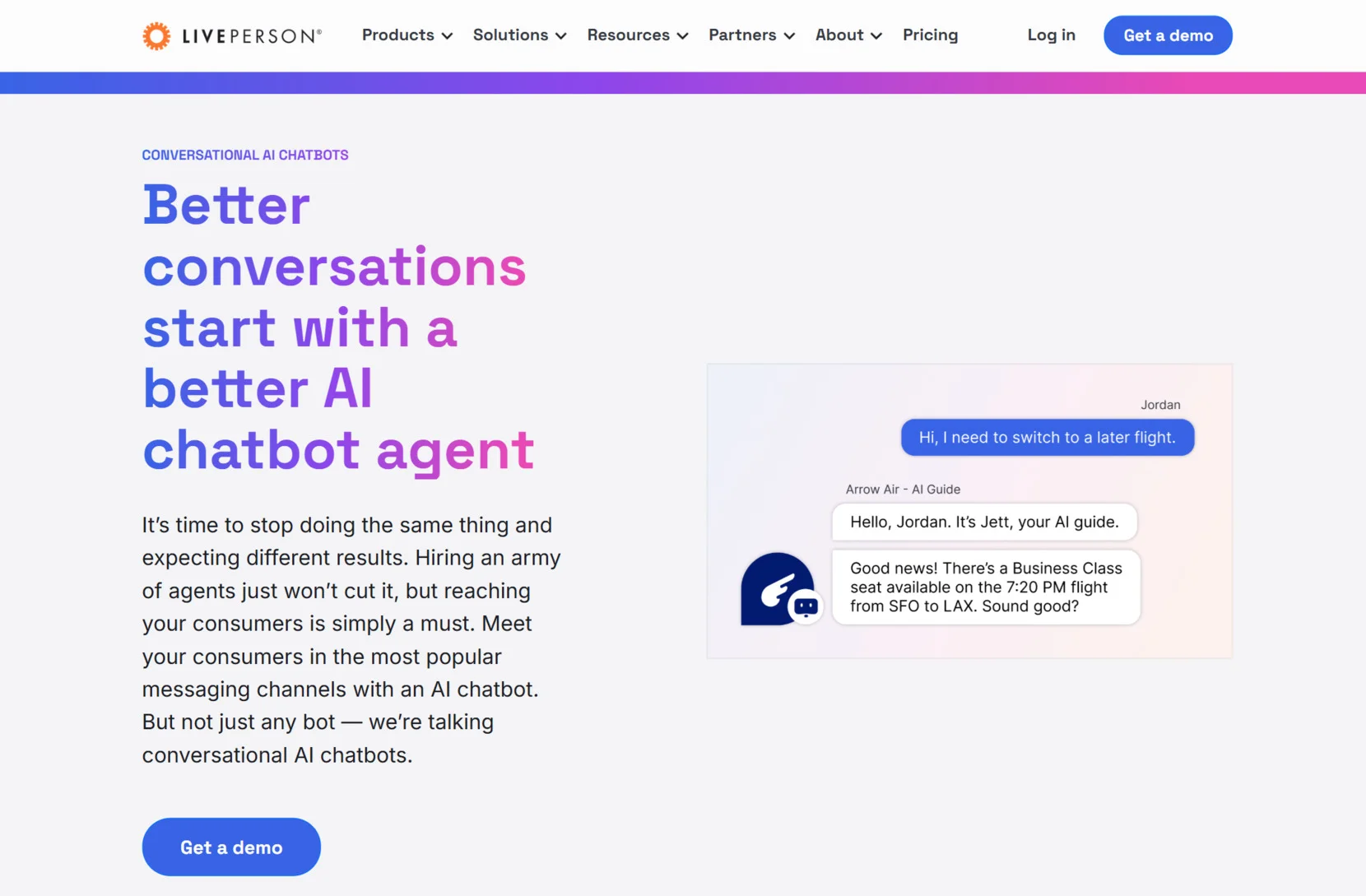 Best customer support bots - LivePerson