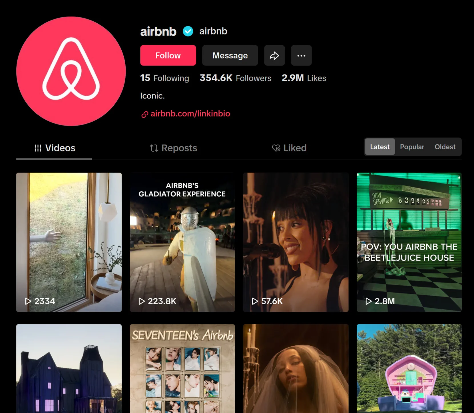 Tik Tok Embed - AirBnB