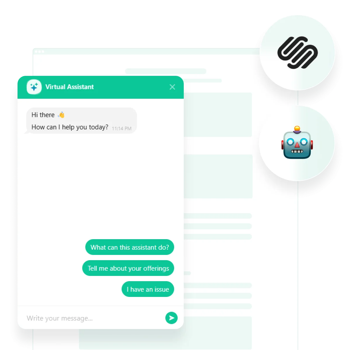 How to Embed an AI Chatbot to a Squarespace Website