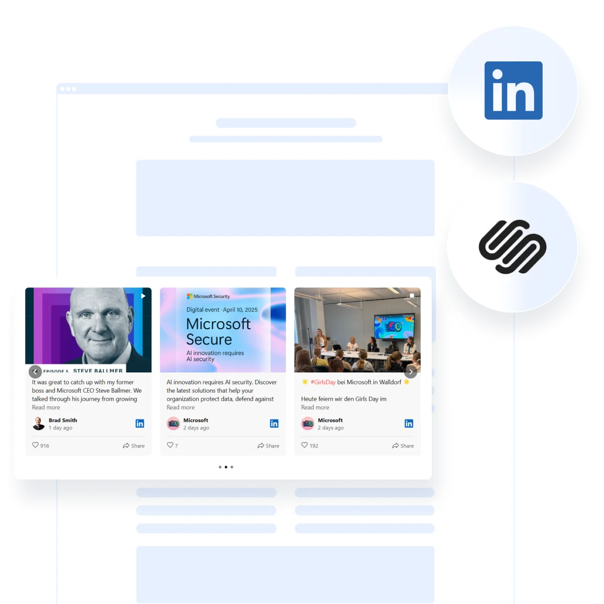 How to Add LinkedIn Feed to Squarespace Website