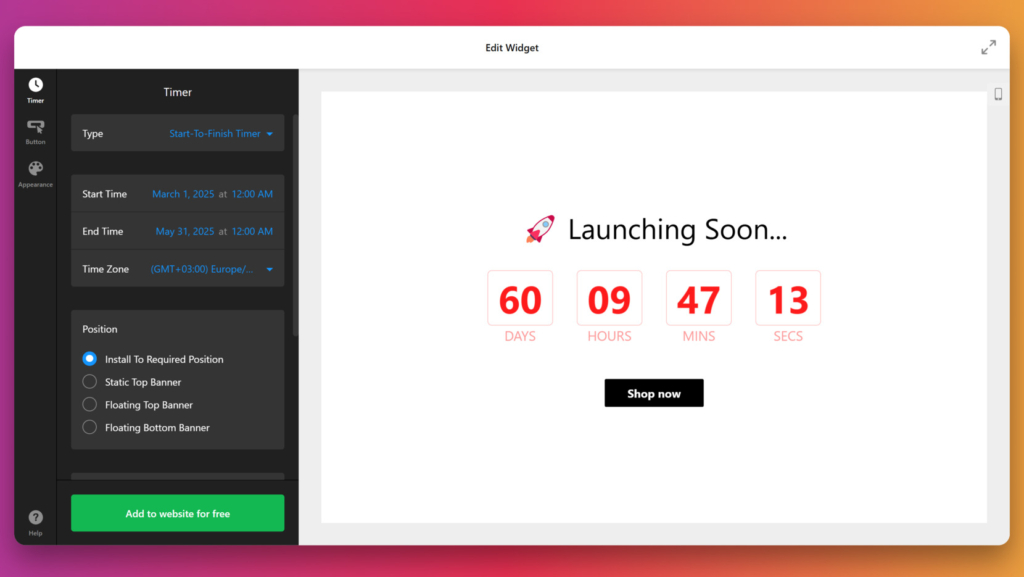 Build a HTML Countdown Timer With a No-Code Generator