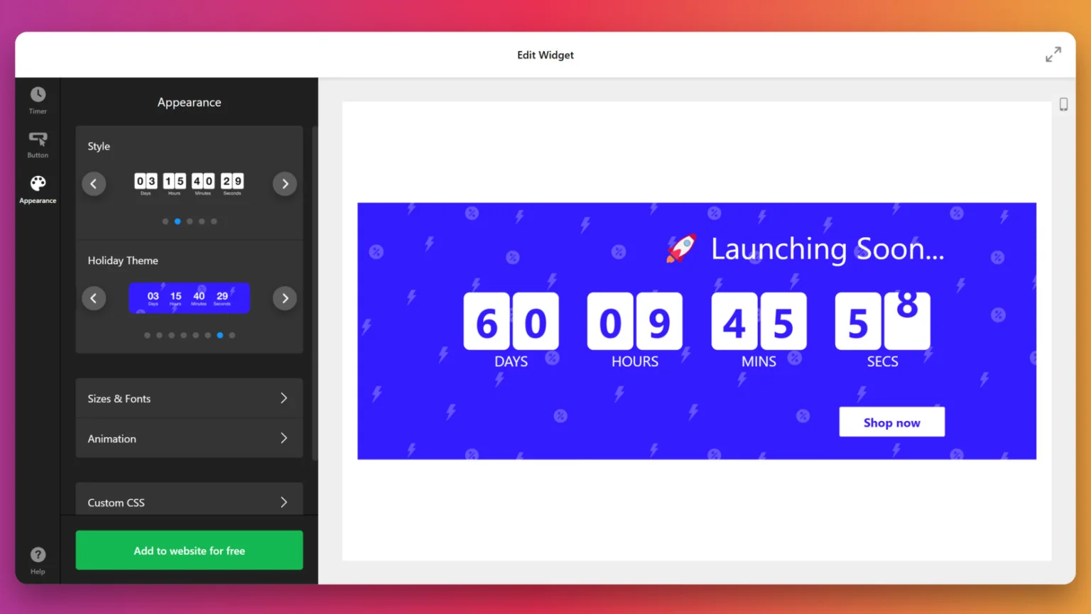 Build a HTML Countdown Timer With a No-Code Generator