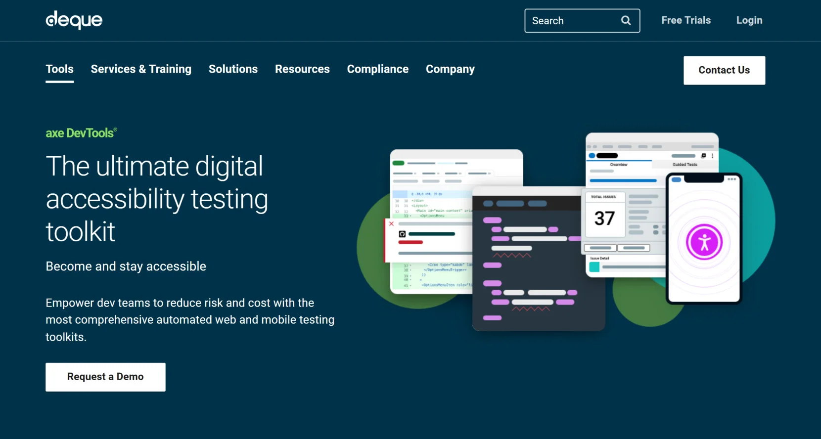 axe DevTools compliance checker