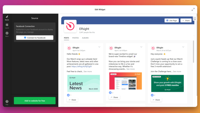 Generate a Facebook Feed HTML Code for Your Website