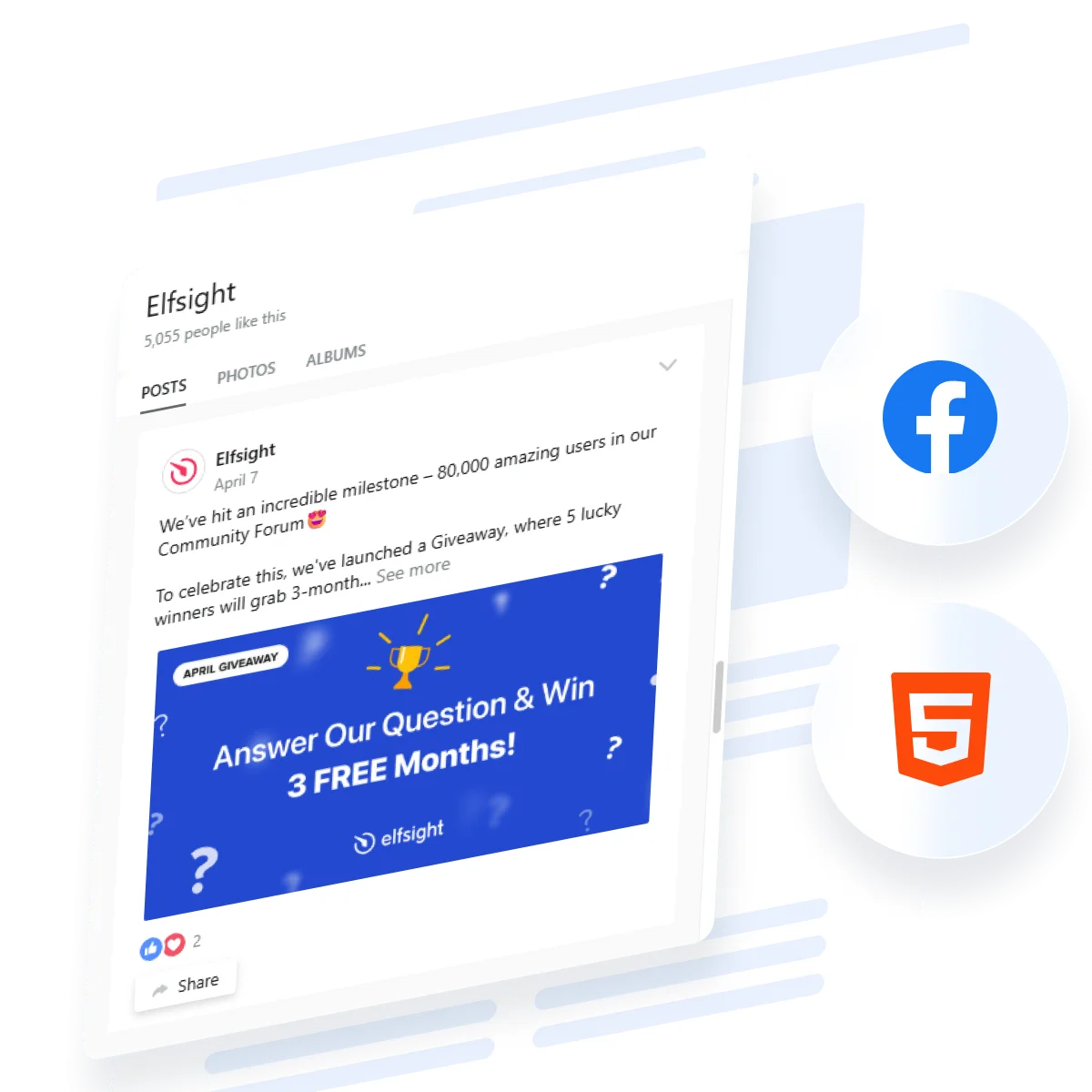 Facebook Feed HTML Code Generator for Your Website