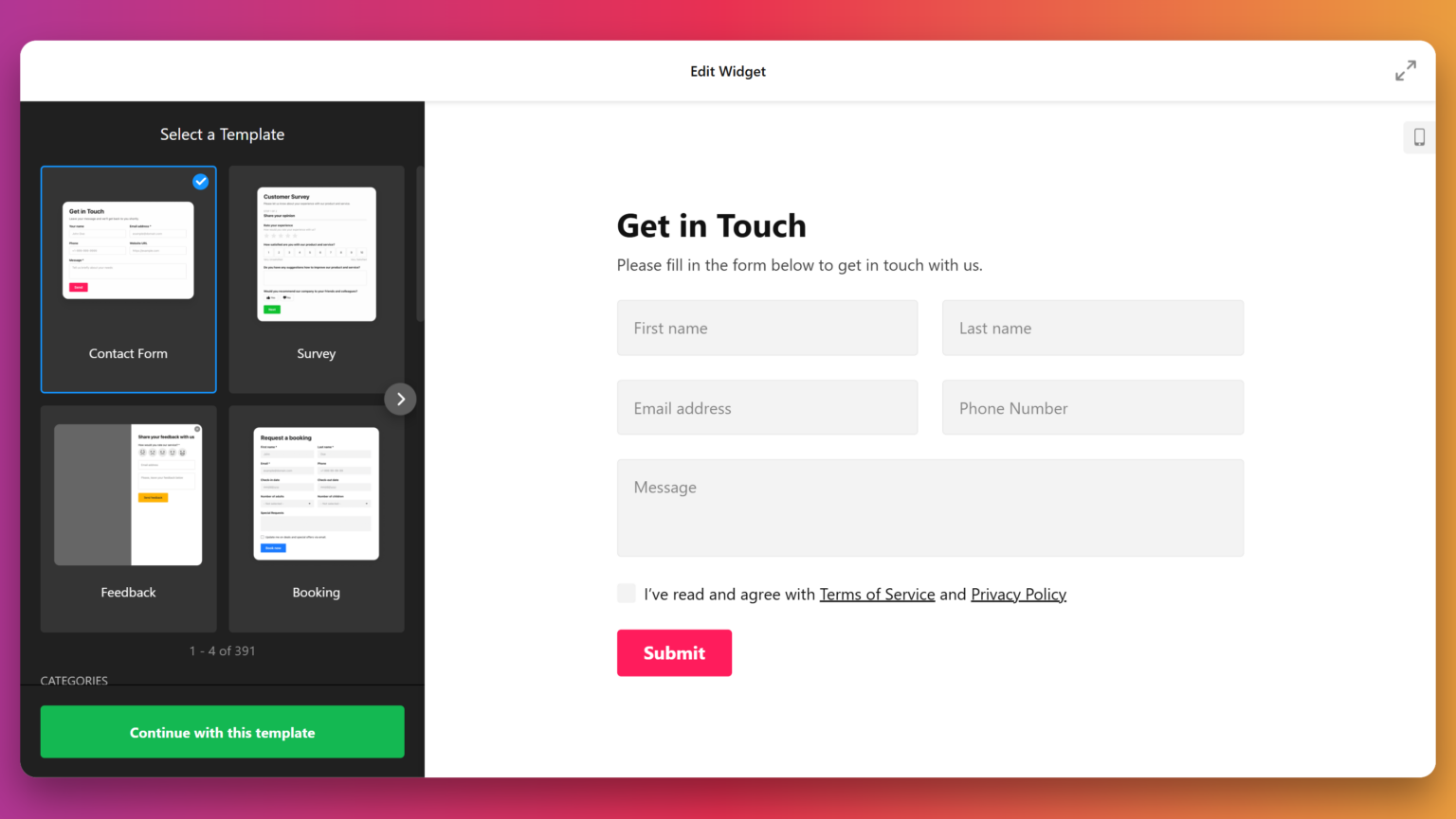 Create Custom HTML Forms Fast: Using Form Generator