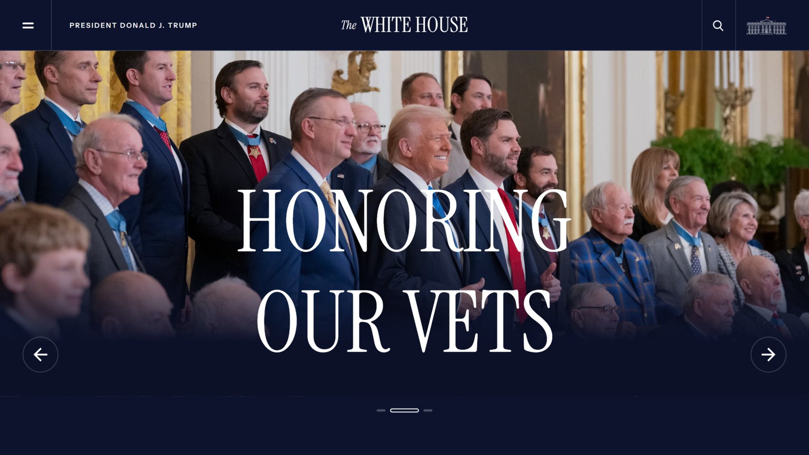 The White House website